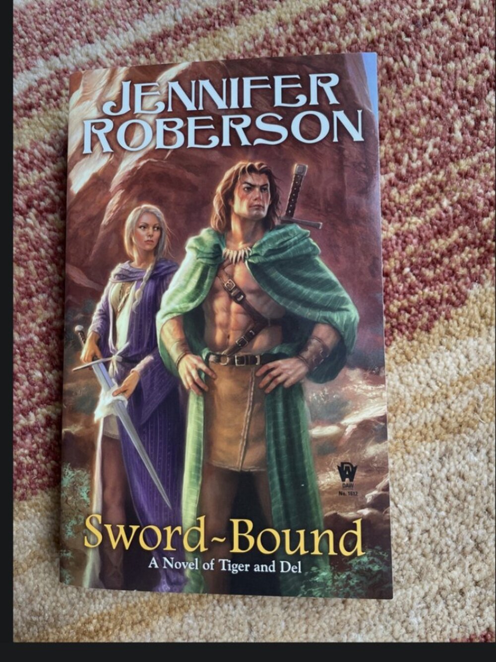 Tiger & Del Sword-Bound Jennifer Roberson mass market paperback 1st Ed rare oop